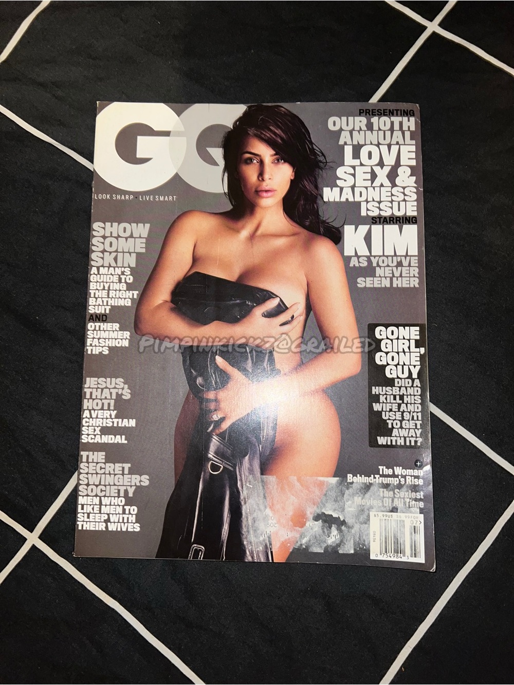 Kim kardashian GQ magazine cover (2016)